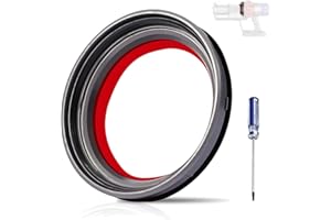 QiNu Joint d'étanchéité pour Dyson V10, Anneau d'étanchéité Fixe de Rechange pour Dyson V10, Bague d'étanchéité Fixe au Sommet de Poubelle à Poussière pour Dyson V10 SV12 Aspirateur.