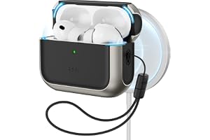 ESR fodral för AirPods Pro 3, kompatibelt med AirPods Pro 3. Generation (2025), MagSafe-kompatibel, fullt skydd med handsling