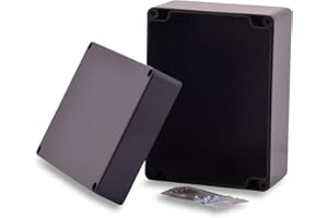 BOXEXPERT Boîtier en plastique série Elbe - 160 x 120 x 90 mm - IP 65 - Gris - RAL7015