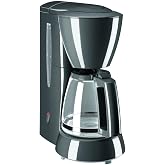 Melitta Filter Coffee Maker with Glass Carafe, For 5 Coffee Cups, Single 5, Black, M720-1/2
