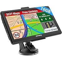 Navigation für Auto LKW Navi 7 Zoll Navigationsgerät Testsieger 2021 Navigationssystem PKW 16GB Lebenslang Kostenloses…