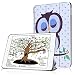 Produktbild HBorna Hülle für iPad 9.7 Zoll 2018 2017, Smart Cover Case mit [Auto Schlaf/Wach] Dünn Superleicht Schutzhülle Hülle Tasche Standfunktion für New Apple iPad 9,7 2018/2017, Eulen-Baby