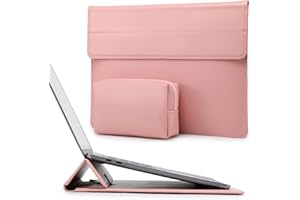 HYZUO 13 14 16 cali Pokrowiec na laptopa z funkcją podstawki kompatybilny z MacBook Air 13/MacBook Pro 13 14 15 16/Surface Laptop/Dell XPS 13/Surface Pro X 8 7 6 5/HP Envy 13, HA10