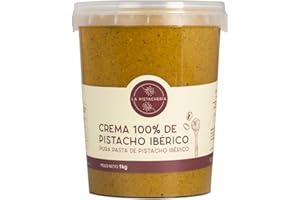 LA PISTACHERIA Crema 100% de Pistacho Ibérico, Pasta Pura de Pistacho (1 Kg)