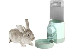 DYIOUXIN Distributeur Eau Lapin,500ML Distributeur Eau Cochon d'Inde,Suspendue Abreuvoir Automatique,pour Lapin Chinchilla Cochon d'Inde Hérisson Furet
