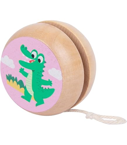 Hess JoJo En Bois Motif Coloré - 6cm - Jouet Traditionnel Pour Enfants - Apprentissage Et Amusement