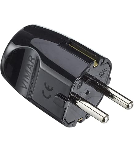 Vimar Mobile Steckdose SICURY – 2P+T 16A 250V, Italienischer Standard P40, Weiß