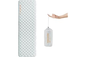 Naturehike Materassino da Campeggio Ultraleggero Gonfiabile Impermeabile Durevole con Valore 3.2 R per Trekking Escursionismo Zaino in Spalla