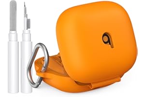 AhaStyle Silicone Case for Beats Powerbeats Pro 2 (2025) with Cleaning Kit & Carabiner [Top Logo Visible] Shockproof Full Protective Skin Case Cover Compatible with Beats Powerbeats Pro 2 2025