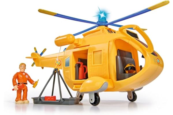 Simba Sam el bombero - Hélicoptère Wallaby avec Figurine 34 cm 9251002