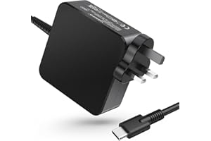 YISHIFD USB C Laptop Charger 65W PD Fast USB-C Charger for Lenovo ThinkPad, Yoga, Chromebook, Steam Deck, Huawei Matebook, MacBook Air/Pro, HP, Acer, Asus and Samsung, also fit for 45W Type-C Power Adapter