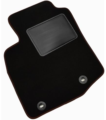 MOTOS Strike Tappetini Auto In Velluto Per Mazda 3 III (2013-2019), Set Nero, Spessore 7 Mm, Antiscivolo