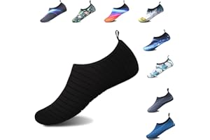 North Bund Chaussures Aquatiques pour Homme Femme Séchage Plongée Rapide Piscine Natation Chaussettes Antidérapant Pieds Nus Chaussons Aqua Aquatique Unisexe Chaussure de Plage Surf Yoga Eau Sport