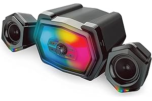 SWTOIPIG Altoparlante Per Computer, Altoparlanti per PC, Sistema di Altoparlanti Multimediali 2.1 con Subwoofer, Audio a Gamma Completa, Bassi Potenti, Ingressi Audio da 3,5 mm