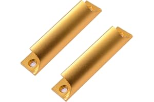 Tadipri Maniglia In Lega Di Alluminio, 2 Pezzi Maniglia Per Porta Scorrevole, Maniglia Porta Interna, Maniglie Per Mobili Da Cucina, Adatto Per Porte Scorrevoli, Porte In Legno(Oro)