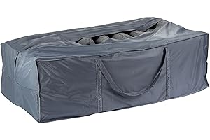 CLEARSPELL Premium Large Cushion Bag 168cm x 98cm x 53cm | Waterproof Cushions Storage For Garden Furniture | Large Protective Bag for Garden Furniture and Scatter Cushions | Lightweight | 5 Year Guarantee