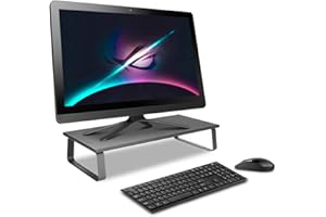 TLY TECHLY TECHLY 109184 Stand Supporto di Rialzo per Monitor Laptop da Scrivania Nero