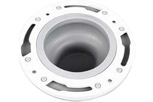 Luqeeg Toilet Flange, Silicone and ABS Gray Universal Toilet Flange Replacement, Toilet Repair and Install for 4in 5in Special 3in Waste Pipe