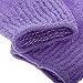 1 Pair Shower Exfoliating Wash Skin Spa Bath Gloves Massage Clean Hygiene Gloves - Purple
