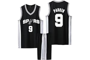 ABRTJCL Maillot Basketball Enfant/Adulte, 2 Pièces Basket Maillots Basketball Jersey et Short Ensemble de Maillot, Pop Maillot Basket Enfants/Adulte, Maillot sans Manches et Pantalon Court