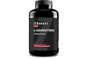 L-Carnitine 3000 mg – 180 Gélules à Haute Dosage – Pour un Mode de Vie Actif – Gélules Véganes, Sans Gluten, Lactose ni Soja – Complément Alimentaire pour Sportifs – Zenement