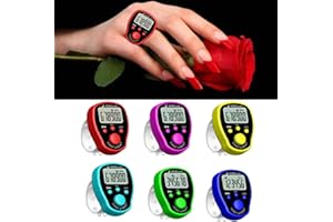 BIlinli 5 Channel Finger Counter LCD Electronic Digital Chanting Counters Tally Counter