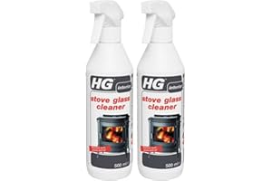 Pack of 2 x Hg Stove Glass Cleaner 500ml
