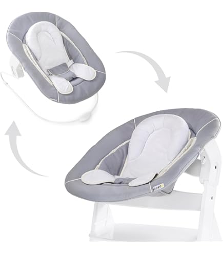 Hauck Highchair Bouncer Eco baba pihenőszék Light Grey