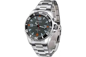 SHMIOU Orologio Parlante Italiano per Anziani Non Vedenti Ipovedenti Audio annuncio della data dell'ora Con Sveglia Cassa Rotonda Con Cinturino Metallo XM-IT-220409