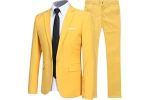 Allthemen Anzug Herren Anzüge Slim Fit 2 Teilig Business Herrenanzug Sakko Hose