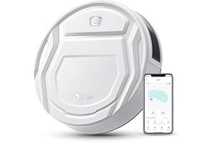 Lefant M210 Robot Vacuum Cleaner, 2200Pa Strong Suction, 7.8cm Thin 28cm DIA, Automatic Self-Charging Small Robotic Vacuum, Wi-Fi/App/Alexa Control, Ideal for Pet Hair Hard Floor and Carpet