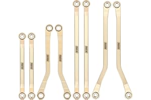 INJORA Ensemble de Barres de Dégagement Elevé en Laiton pour TRX4M High Trail K10 1/18 RC Crawler Upgrade