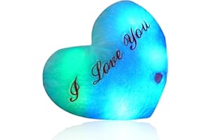 TLYYUKP Sensory Toys for Autism,Valentine's Day Gift,Sensory Lights for Autism,Light Up Plush Toys for 1 2 3 4 Year Old Girls Boys,Sleep Aid Adhd Toys,Birthday Xmas Gifts for Toddlers Kids Age 5 6 7 8 9 Blue