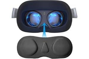 HIOIP VR Objektivschutz Kompatibel Mit Quest 3/2, Pico 4, PSVR2, Valve Index – Staubdicht & Kratzfest Abwaschbare VR Lens Protect Cover, Leicht Zu Reinigen & Trocknen – Schwarz