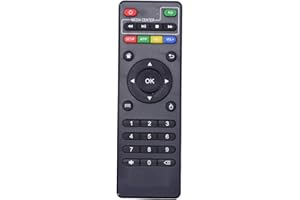 BOBOPACK Telecommande Iptv, Telecommande X96 Mini Remplacement, Contrôleur Télécommande Portable TV Box IR, pour Android x96 / x96 Mini / x96W