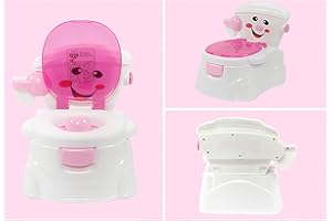 FUROMG Pot d'apprentissage Potty Baby WC pour enfant - Pot de toilette - Siège de toilette - Pot d'apprentissage - Rose