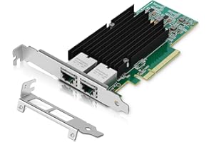Tarjeta de Red PCI-e Base-T de 10 GB, Controlador Marvell AQtion AQC107, Adaptador Ethernet NICGIGA 10G, Tarjeta Nic de Puerto RJ45 de 10 Gbe, Soporte Windows/WindowsServer/Linux/VMware
