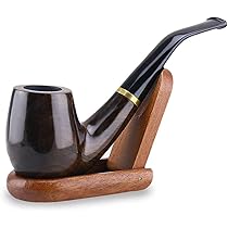 Pipes For Smoking SCOTTE Handmade Wood Pipe Kit - Complete Smoking Set With Accessories In Gift Box (Black) Smoking Pipes For Weed - Foto 11