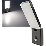 Agate Wh Ip54 Outdoor Motion Sensor Swivelling Wall Light Wall Light Hallway Light 15 W White Modern Amazon De Diy Tools