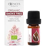 Essences Bulgaria Olio Essenziale di Albero del Fumo Biologico 5ml | Cotinus coggygria | 100% Puro e Naturale | Non Diluito |