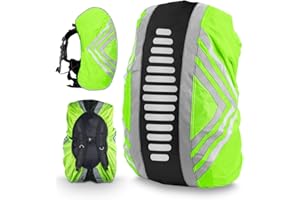 Victoper Waterproof Reflective Backpack Rain Cover 40L – Durable Lightweight Rucksack Cover for Hiking Travel Camping, High Visibility Pack Protector