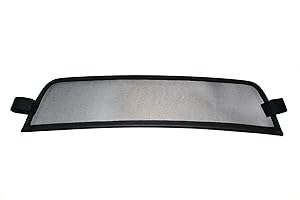 TiefTech Deflector de Viento para BMW Z4 E89 Descapotable (2009 en adelante) - Negro - con Velcro | Deflector de Viento | Deflector de Aire | Parabrisas para descapotable