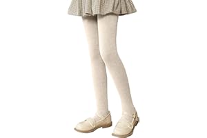 LOLANTA Collants d'hiver de filles épais en molleton doublé d'uniforme scolaire de collants doux et extensibles