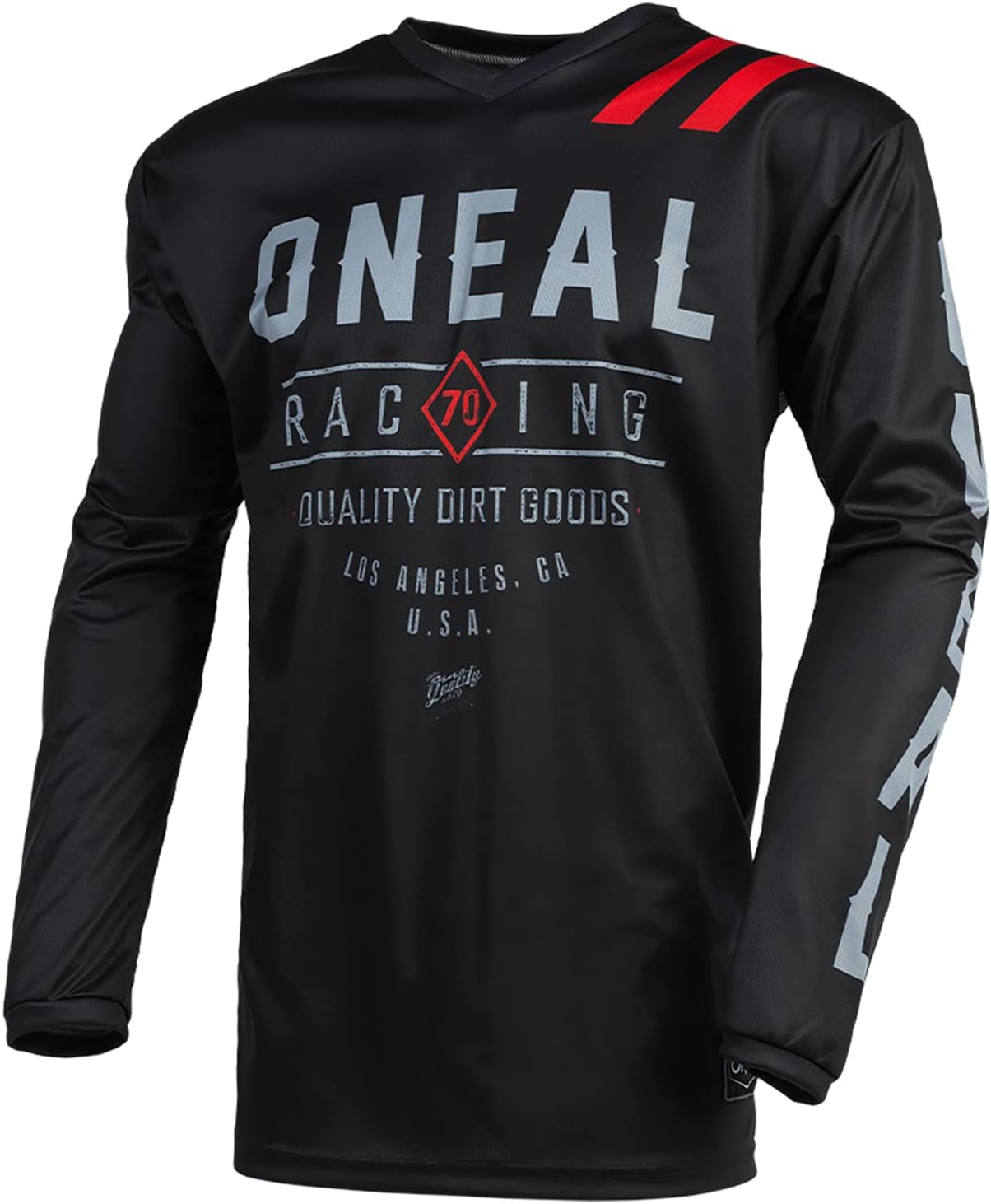 O'NEAL | Maillot de Motocross de Manga Larga | MX Enduro | Protección Acolchada en los Codos, Cuello en V, Transpirable | Maillot Element Racewear | Adulto