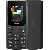 هاتف Nokia N106 2023 المحمول ذو المفاتيح باللون الأسود (ضمان الموزع الرسمي في تركيا)