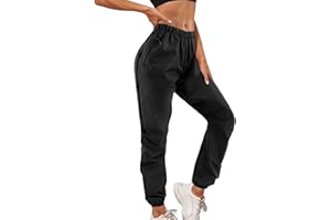 KUMAYES Donna Pantaloni da Sauna per Sudore Caldo da Donna di Perdita di Peso Pantaloni Sauna Neoprene Termico Pantaloni Hot Thermo Sudore Shaper