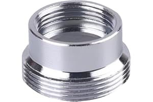 XNTONG - Faucet Adapter, Internal Thread M16to External Thread M22 Faucet Converter, Faucet Aerator Adapter, Suitable for Connecting Aerators to Kitchen Faucets, (M16-M22)