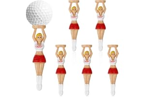 WBZOWRB 5 Pezzi Tee Golf, Divertenti Tee Da Golf, 75Mm Tee Da Golf Di Donna Ragazza Di Bikini Tee Da Golf Pin-Up In Plastica, Tee Da Golf Per L'Allenamento, Accessori Da Golf