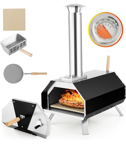 Four à Pizza Reber Au Gaz - Cuisson Rapide à 500°C Avec Plaque Tournante