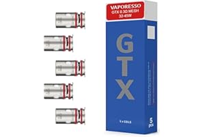 THE JUICE FELLAS for Vaporesso GTX Coils - 5 Pack Vaporesso Target PM80 Coils Luxe XR Max Coils Luxe Coil Vape - No Nicotine (0.3ohms)